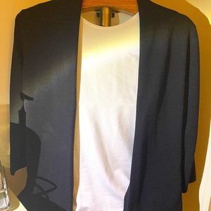 Roz & Ali Jacket Black Petite Large NEW with tags